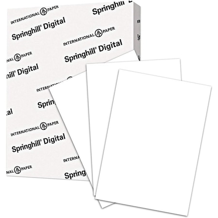 Springhill Paper, 8.5X11, Index, 250, Wh Pk SGH015101